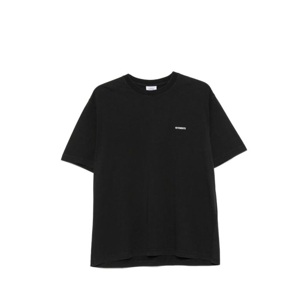 Vetements Black T-Shirts & Vests - T-Shirts Men